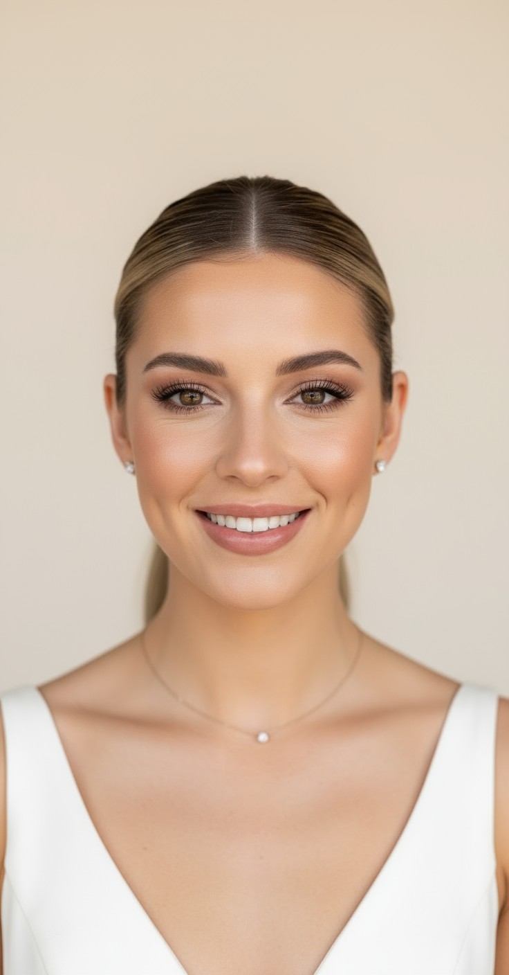 After Sleek Ponytail